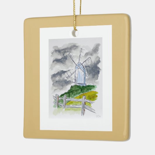 Ashcombe Mill kerstversiering Keramisch Ornament (Links)