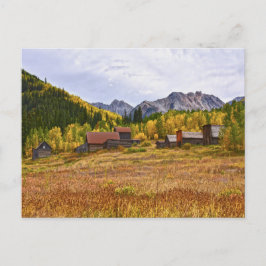 Ashcroft, Colorado-mijnstad Briefkaart