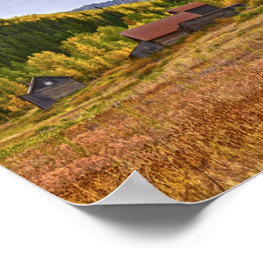 Ashcroft, Colorado-mijnstad Poster (Hoek)