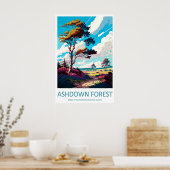 Ashdown Forest Reisprint Muurkunst Ashdown Poster (Keuken)