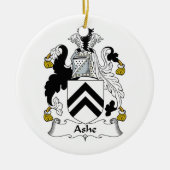 Ashe Family Crest Keramisch Ornament (Voorkant)
