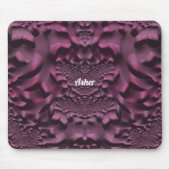ASHER ~ 3D Roze en Paarse Muismat (Voorkant)