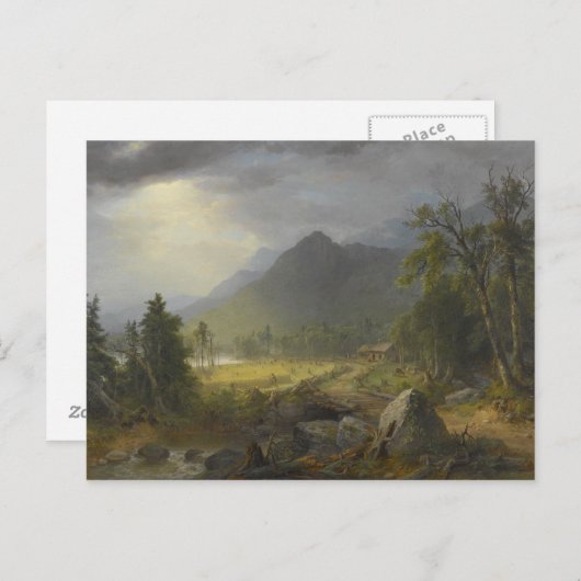 Asher Brown Durand - De eerste oogst Briefkaart (Voorkant / Achterkant)