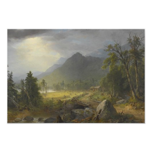 Asher Brown Durand - De eerste oogst Foto Afdruk (Voorkant)