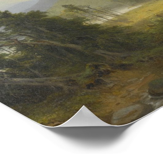 Asher Brown Durand - De eerste oogst Poster (Hoek)