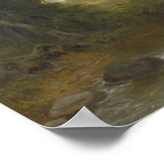 Asher Brown Durand - De eerste oogst Poster (Hoek)