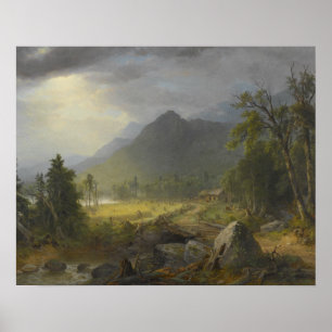 Asher Brown Durand - De eerste oogst Poster