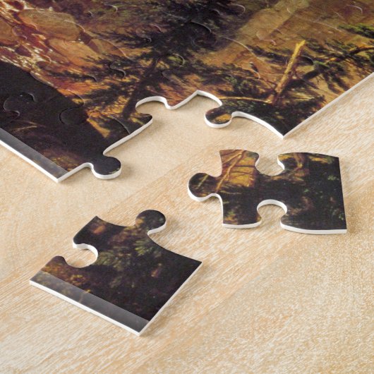 Asher Brown Durand - Kindred spirits puzzle Legpuzzel (Zijkant)