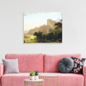 Asher Brown Durand Landscape Thanatopsis Canvas Afdruk (Insitu (Woonkamer))