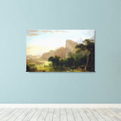 Asher Brown Durand Landscape Thanatopsis Canvas Afdruk (Insitu (Houten vloer))