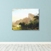 Asher Brown Durand Landscape Thanatopsis Canvas Afdruk (Insitu (Houten vloer))