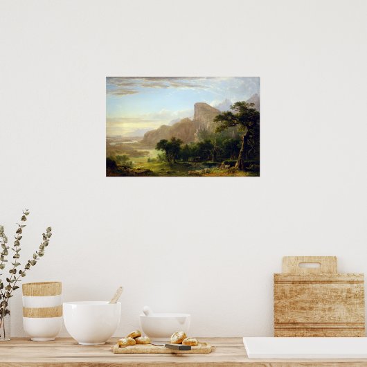 Asher Brown Durand Landscape Thanatopsis Poster (Keuken)