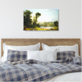 Asher Brown Durand Pastoral Landscape Canvas Afdruk (Insitu (Slaapkamer))