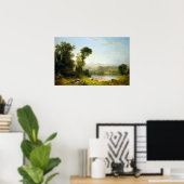 Asher Brown Durand Pastoral Landscape Poster (Thuiskantoor)