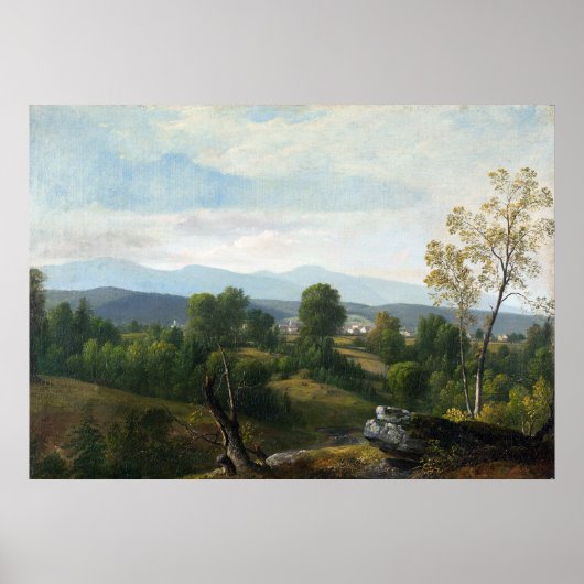 Asher Brown Durand Pastoral Landscape Poster (Voorkant)