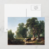 Asher Brown Durand Summer vanmiddag Briefkaart (Voorkant / Achterkant)