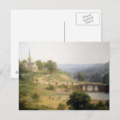 Asher Brown Durand Sunday Morning Briefkaart (Voorkant / Achterkant)