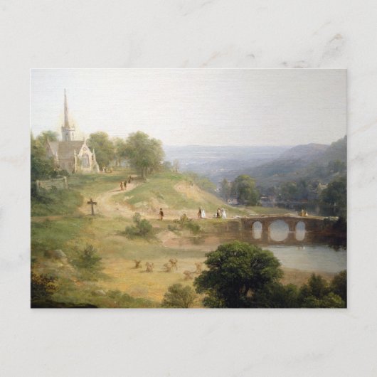 Asher Brown Durand Sunday Morning Briefkaart (Voorkant)
