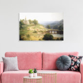 Asher Brown Durand Sunday Morning Canvas Afdruk (Insitu (Woonkamer))