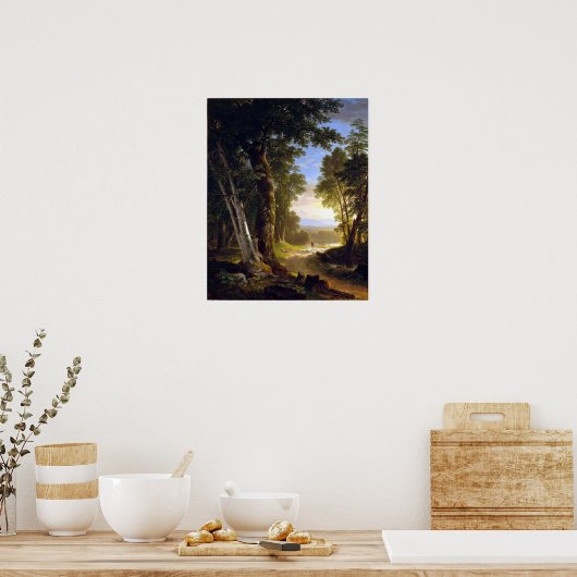 Asher Durand the Beeches Poster (Keuken)