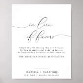 ASHER-kalligrafie in Lieu van het Poster van het h (Voorkant)