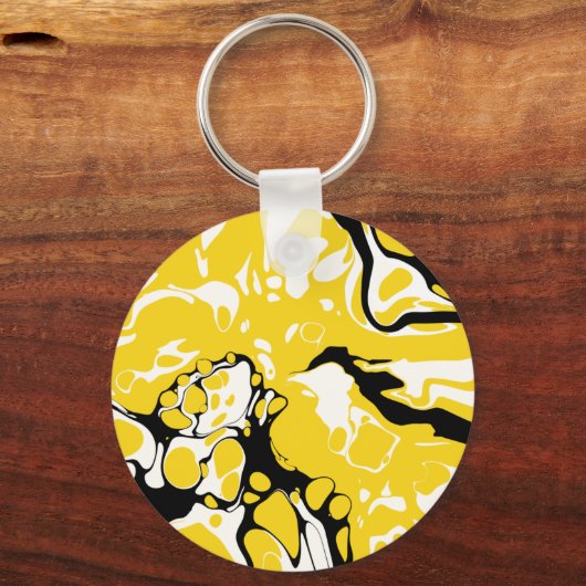 Asher - Liquify Abstraction Sleutelhanger (Voorkant)