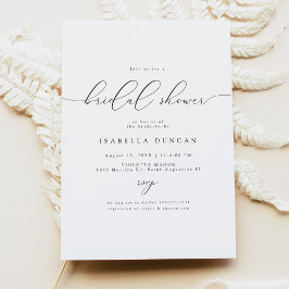 ASHER Modern Elegant Calligraphy Vrijgezellenfeest Kaart