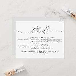 ASHER Moderne Elegant Calligraphy Script Details Kaart