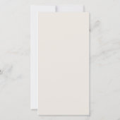 Asher - Moderne weddenschapstafel met kalligrafie  (Achterkant)