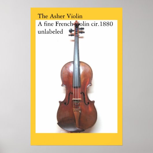 Asher Violin Poster (Voorkant)