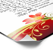 Asher Yatzar - Hebreeuws Prayer Foto Afdruk (Hoek)