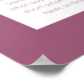 Asher Yatzar Hebrew Blessing Dusty Pink Poster (Hoek)