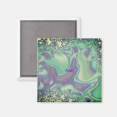 ASHER ~ zacht pastelpatroon ~ gepersonaliseerd Magneet (Voorkant / Achterkant)