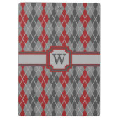 Ashes and Embers Argyle Clipboard Klembord (Achterkant)