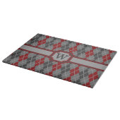 Ashes and Embers Argyle Glass Cutting Board Snijplank (Hoek)