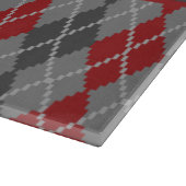 Ashes and Embers Argyle Glass Cutting Board Snijplank (Hoek)