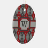 Ashes and Embers Argyle Ornament (Rechts)