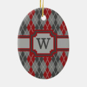 Ashes and Embers Argyle Ornament (Achterkant)