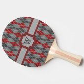 Ashes and Embers Argyle Ping Pong Paddle Tafeltennisbatje (Zijkant)