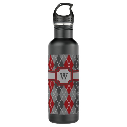 Ashes and Embers Argyle Water Bottle Waterfles (Voorkant)