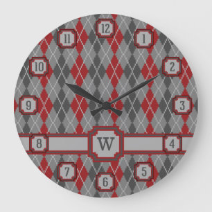 Ashes en Embers Argyle Clock Grote Klok