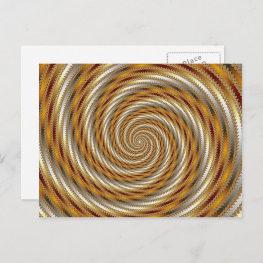 Ashes - Fractal Briefkaart (Voorkant / Achterkant)