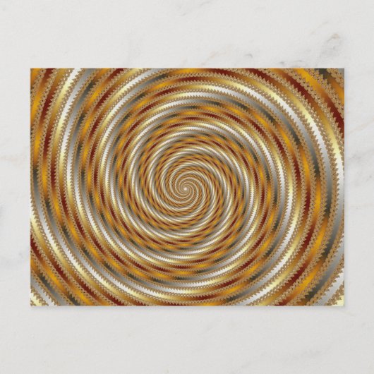 Ashes - Fractal Briefkaart (Voorkant)