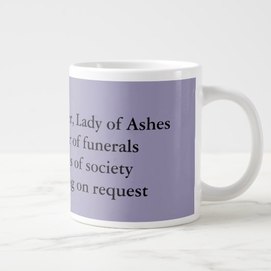 Ashes, Mok Jumbo - Violet Harper (Rechts)