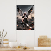 Ashes of Grace - Gevallen engelenstrijder Poster (Keuken)