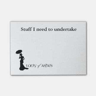 Ashes Post It Notes - Violet Harper