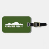 Asheville Alsjeblieft Bagagelabel (Voorkant horizontaal)