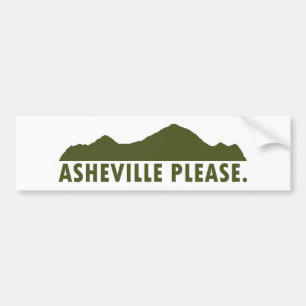 Asheville Alsjeblieft Bumpersticker