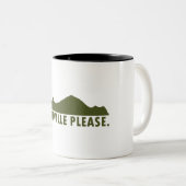 Asheville Alsjeblieft Tweekleurige Koffiemok (Voorkant rechts)