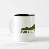 Asheville Alsjeblieft Tweekleurige Koffiemok (Voorkant links)